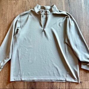 Cutter & Buck Men's Big & Tall Quarter Zip Pullover - Gray - Size 3XB